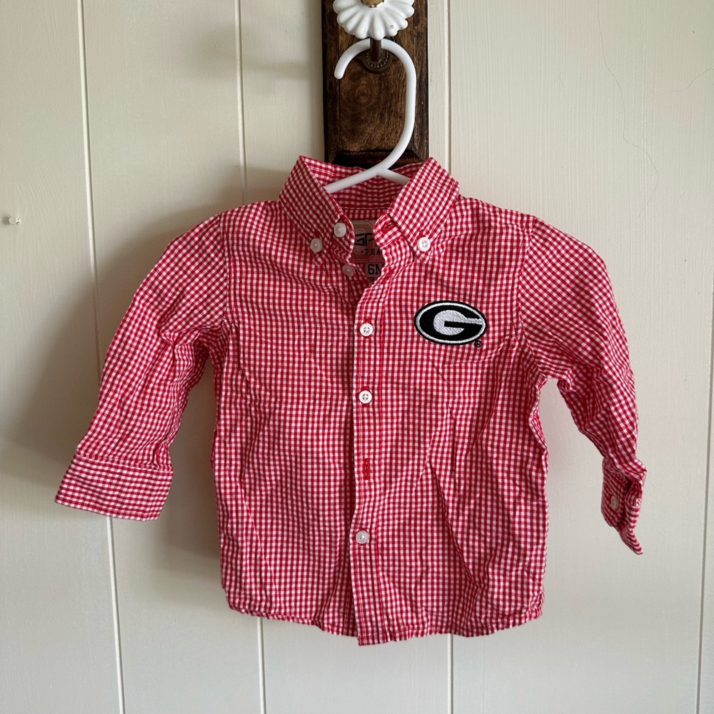 Georgia Garb Kids Red Plaid Shirt